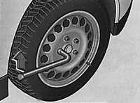  Замена колеса Volkswagen Passat B5