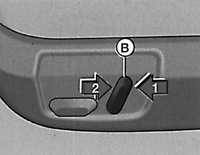  Передние сиденья (регулировка при помощи электропривода) Volkswagen Passat B5