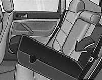  Заднее многоместное сиденье (Седан) Volkswagen Passat B5