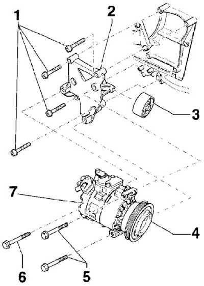  Компрессор кондиционера Volkswagen Passat B5