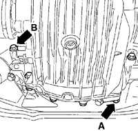  Снятие коробки передач Volkswagen Passat B5